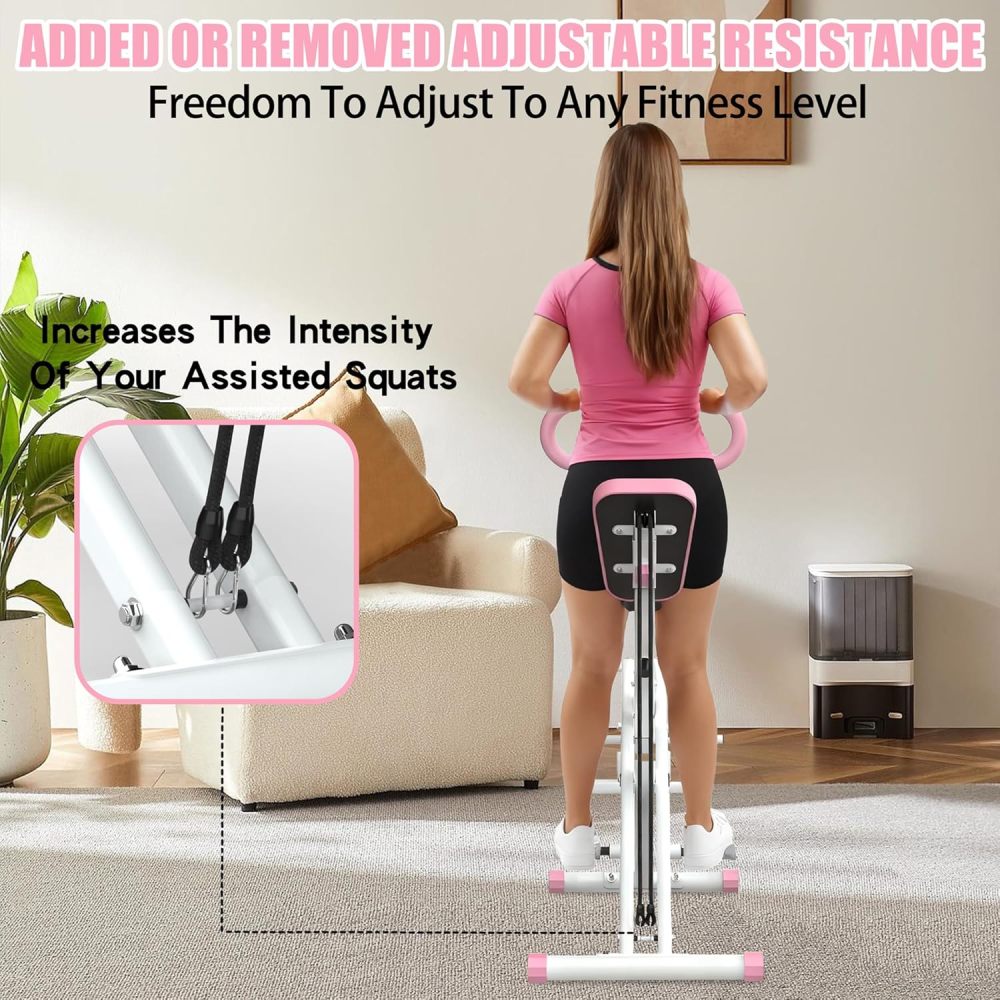 Home Gym Hip Thrust Machine - Appareil de Squat Pliable Ye pour