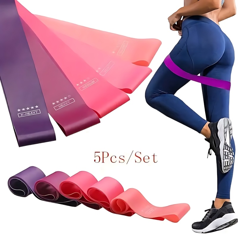 Home Gym Kit - Ensemble de 5 bandes de résistance