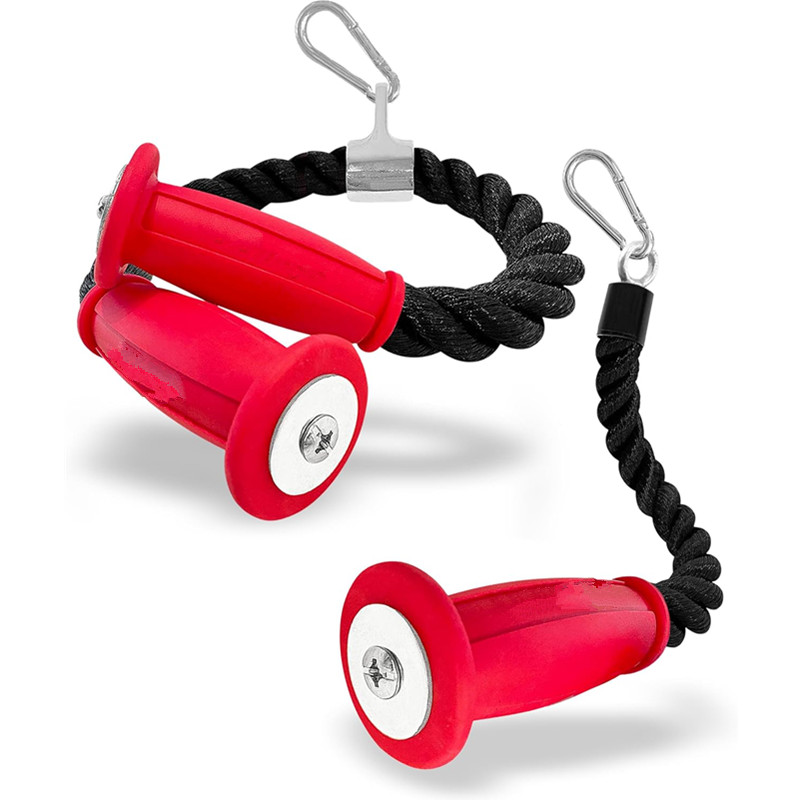 Home Gym Hyrox - Cordes ergonomiques pour triceps, fixation de