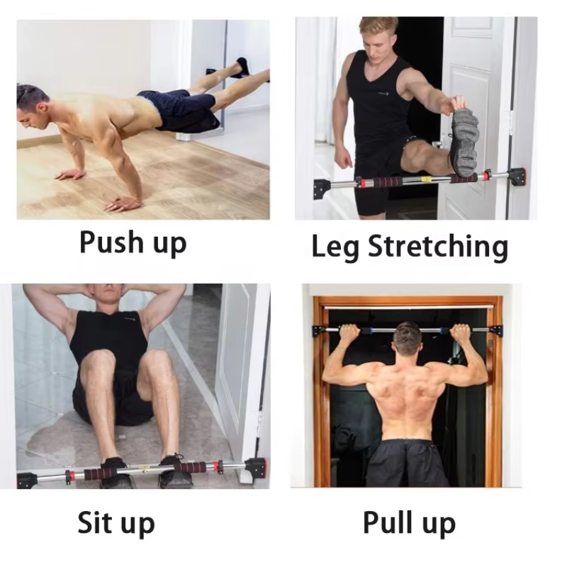 Home Gym Leg - Barre de traction horizontale réglable en