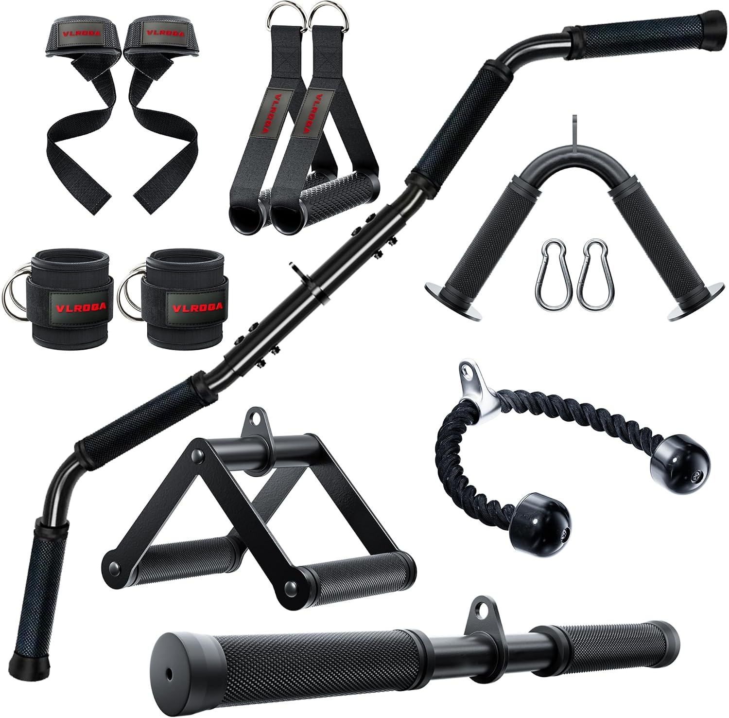 Home Gym Weight - Ensemble d'accessoires de câble pour salle