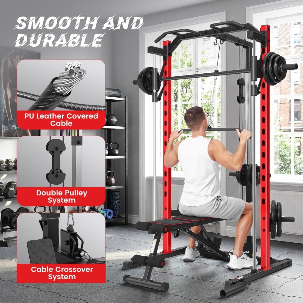 Station de musculation tout-en - Home Gym With Smith Machine avis et prix