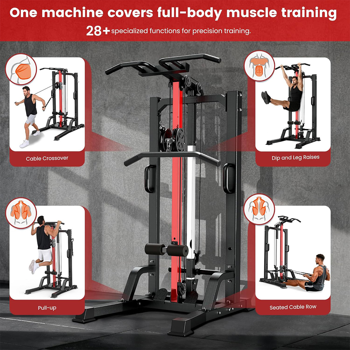 Machine de musculation Pooboo  - Home Gym Leg avis et prix