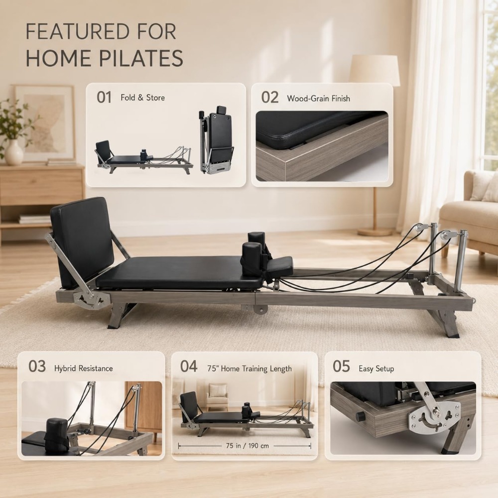 Reformer de Pilates pliable 75 - Home Gym Pilates avis et prix