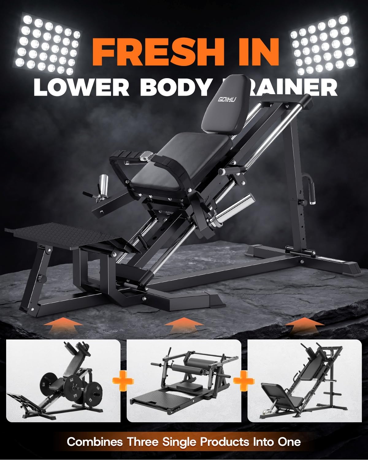 LH01 Appareil combiné Leg Pres - Home Gym Hip Thrust Machine avis et prix