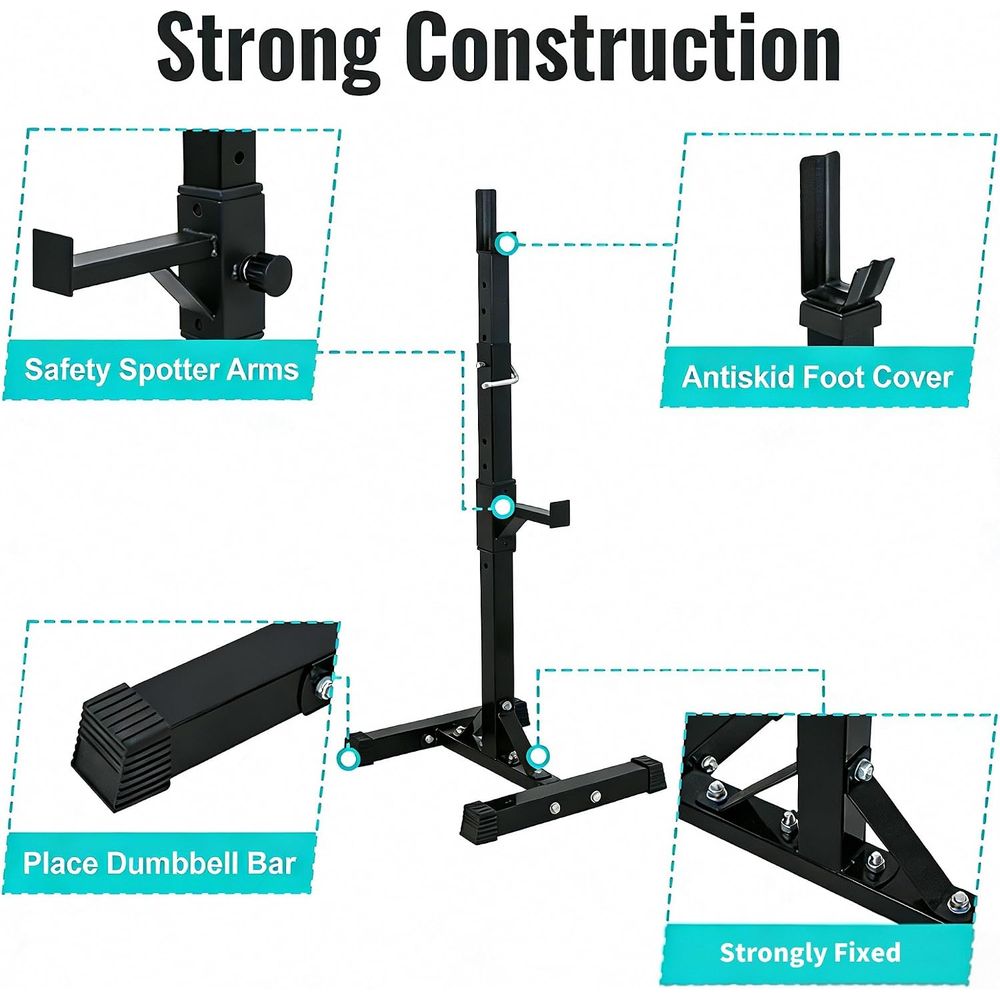 Support de squat pour banc de  - Home Gym Weight avis et prix