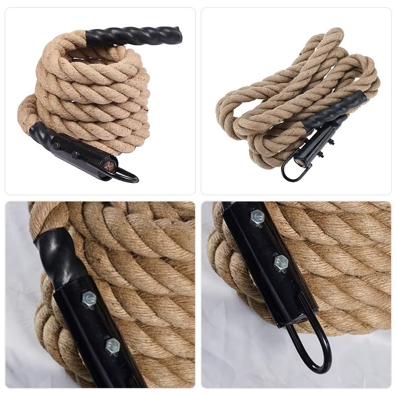 Corde de combat de 9 m avec cr - Home Gym Leg avis et prix