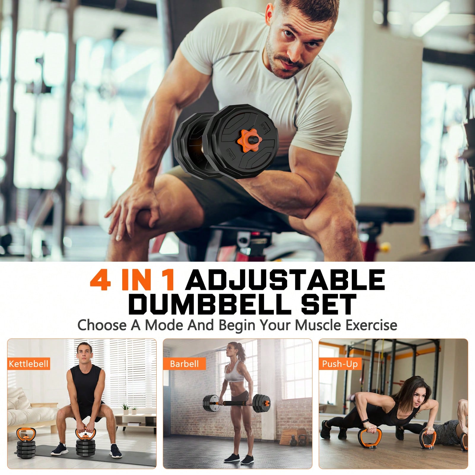 GIKPAL Ensemble d'haltères rég - Home Gym Used avis et prix